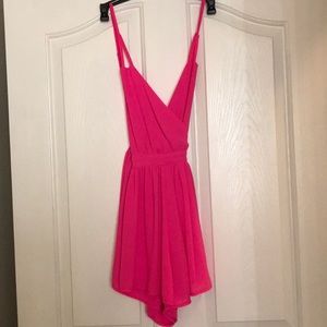 Gorgeous fluoro pink romper